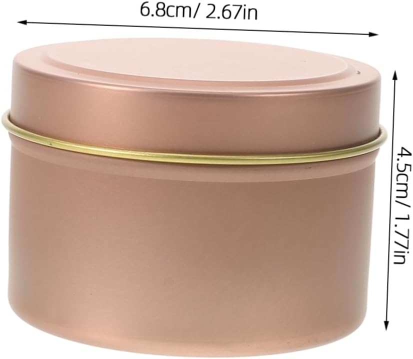 12Pcs 4oz Metal Candle Tins with Lids
