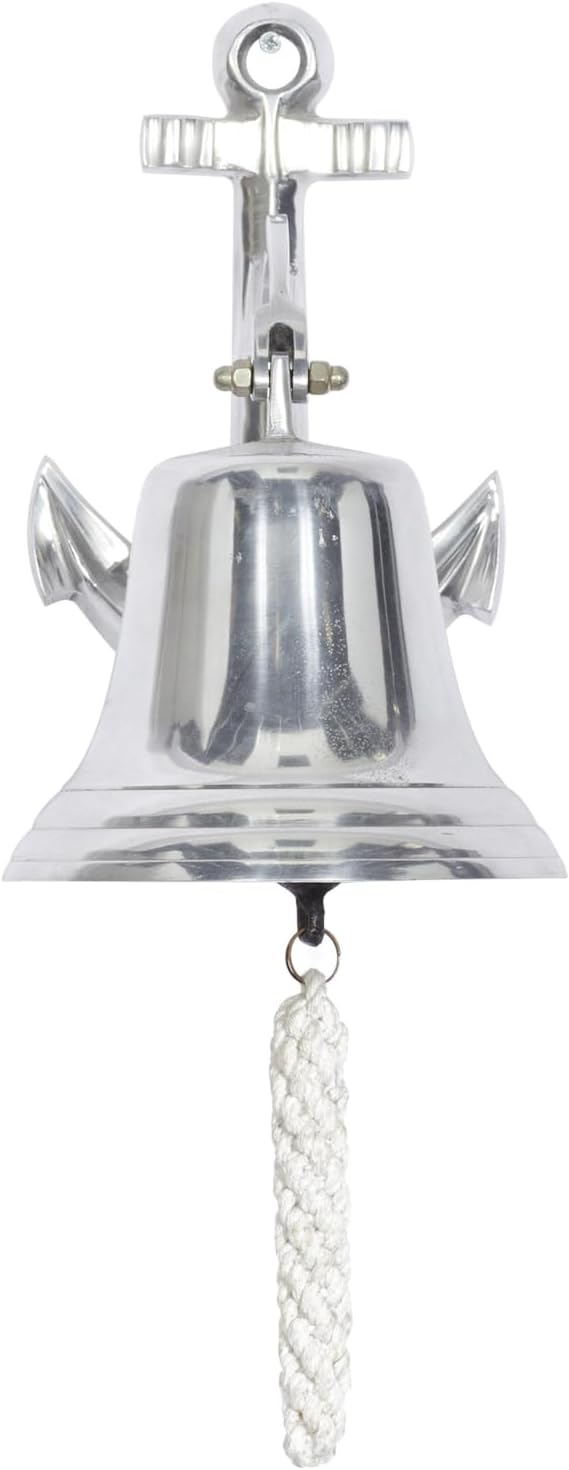 Deco 79 Wall Sculpture with Anchor Backing Silver