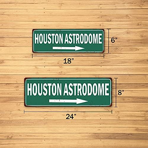 Chico Creek Houston Astrodome Metal Sign 6x18 Matte Finish