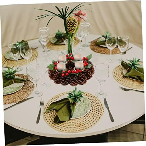 MUCKLILY Christmas Candle Wreath Holder