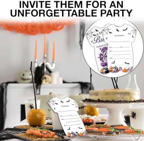 LyoGao Halloween Baby Shower Invites - Witch Magic Theme