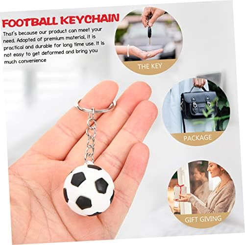 16pcs Creative Soccer Keychains for Backpacks and Sports