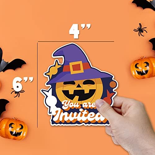 Deluxe Halloween Party Invitations 25 Cards with Envelopes