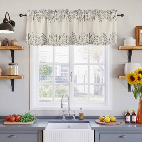 Thanksgiving Plant Valance Set for Windows