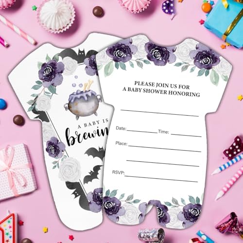 Magic Wizard Baby Shower Invitations With Envelopes 20 Count