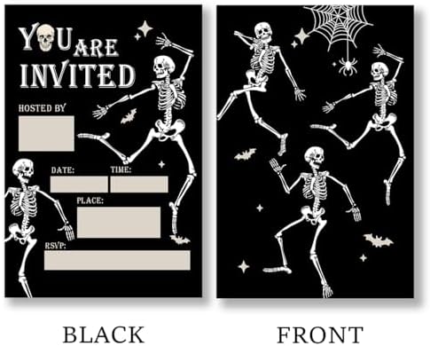 Halloween Party Invitations Set of 20 with Envelopes