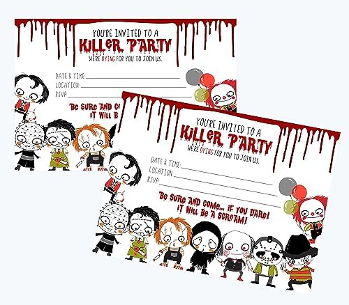 Silly Goose Halloween Horror Party Invitation Decoration