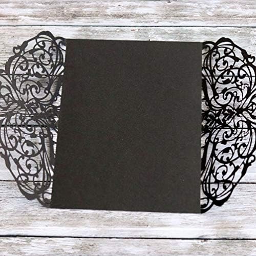 STOBOK 10Pcs Halloween Party Invitations with Bowknots and Envelopes