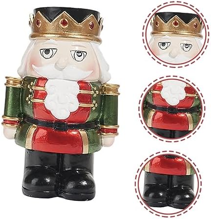 Elegant Nutcracker Candle Holder for Christmas Decor