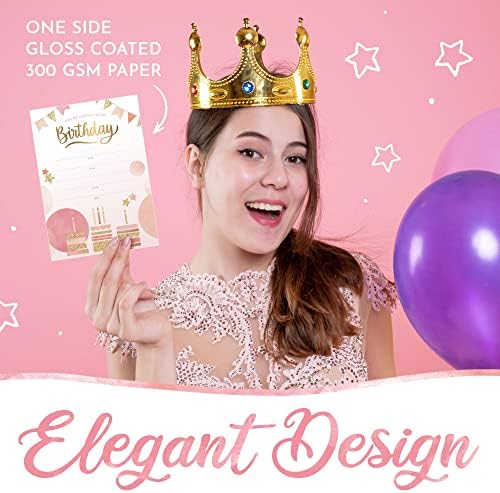 30 Pack Birthday Invitations with Envelopes