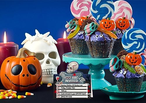 D24TIME Halloween Invitation Cards 12Pcs Set