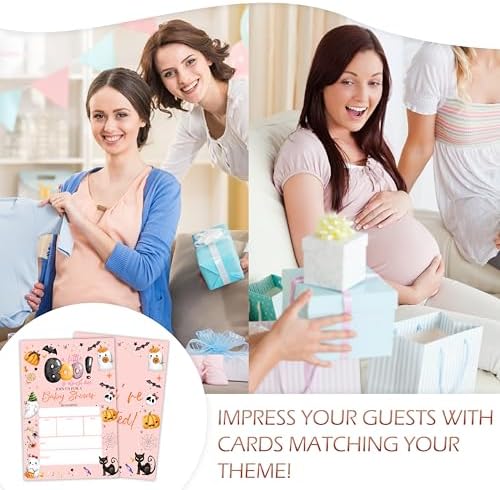 Baby Shower Invitations 4x6 A Little Boo Gender Reveal Party Cards 25 Pieces