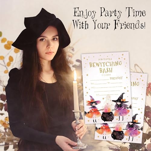 Bewitching Halloween Party Invites for Kids Teens
