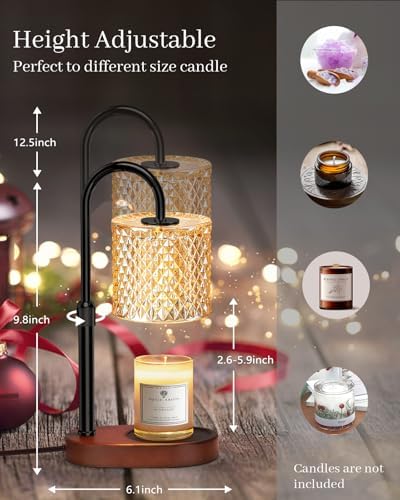 Engpure Candle Warmer Lamp with Timer and Dimmer