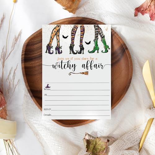 Witchy Fun Invitations with Envelopes - 25 Pack