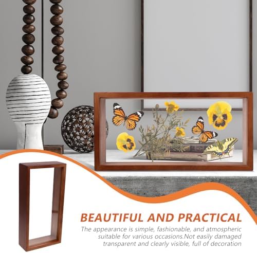 Abaodam Dried Flowers Shadow Box Frame Display Case