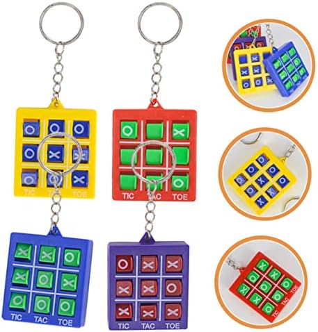 IMIKEYA 4pcs Chess Keychains Fun Fidget Toys