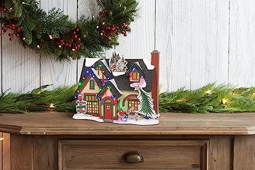 Department 56 Snow Village Grinch House Lit Building Collectible