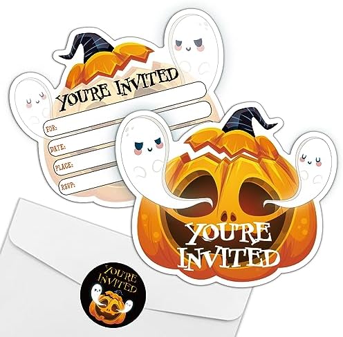 Rewidparty Halloween Party Invitation Set of 15