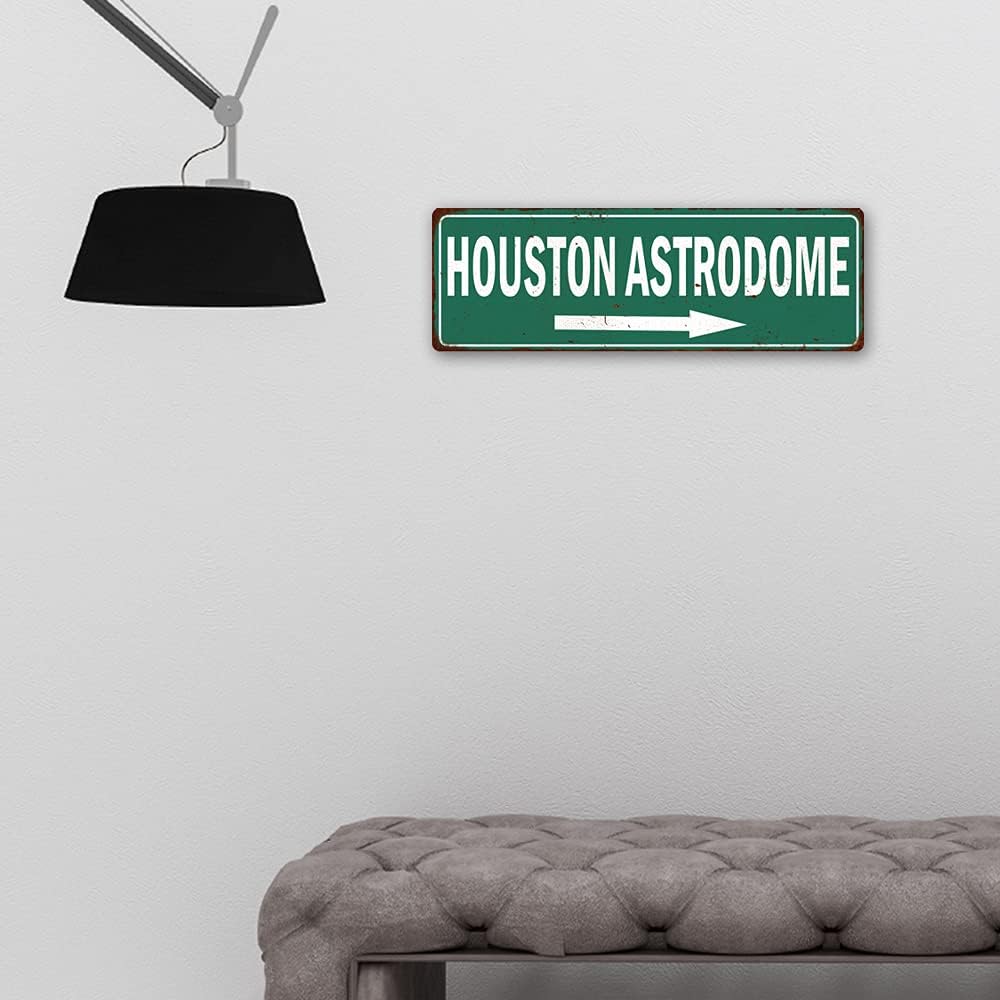 Chico Creek Houston Astrodome Metal Sign 6x18 Matte Finish