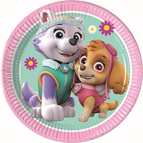 PAW Patrol Skye Everest 20cm Paper Plates Pack of 8