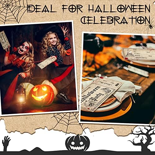 Geelin Halloween Party Invitations 30 Pcs with Envelopes