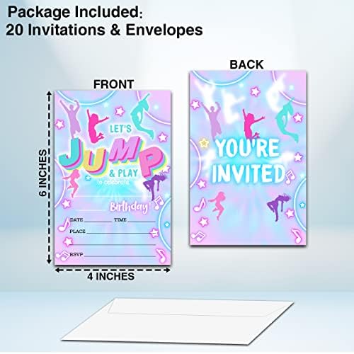 NYCTUG Neon Double-Sided Birthday Party Invites