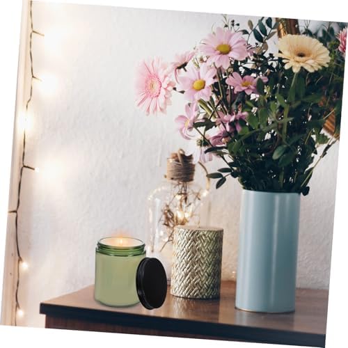 STOBAZA 12 Pcs 250Ml Glass Candle Jars with Lids
