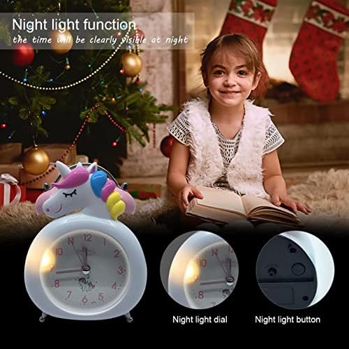 SUNESA Kids Unicorn Alarm Clock with LED Display