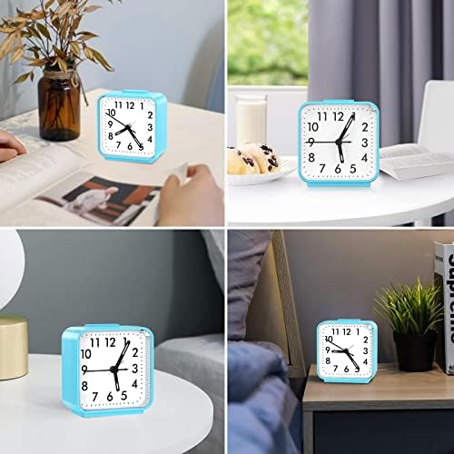 AMIR Analog Alarm Clock with Snooze and Light