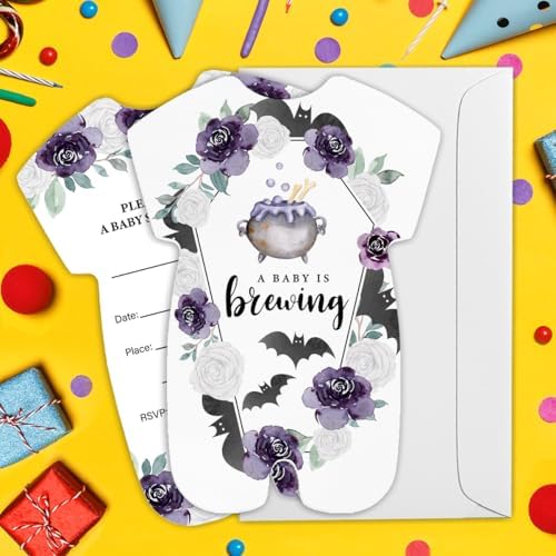 Magic Wizard Baby Shower Invitations With Envelopes 20 Count