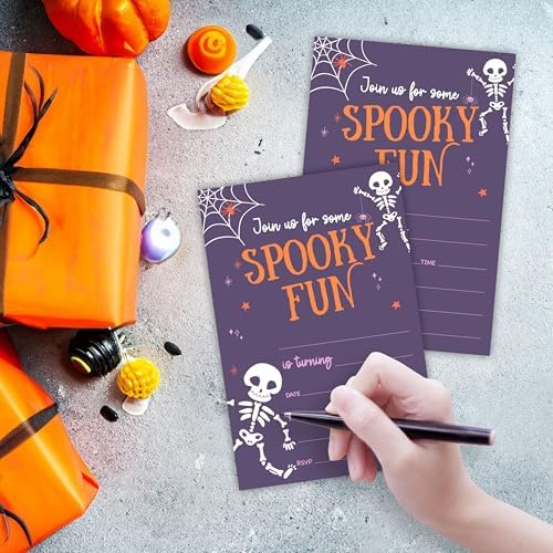 Halloween Party Invitations Set of 25 With Envelopes