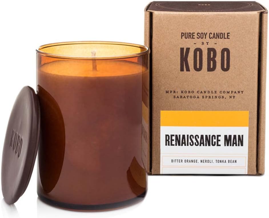 KOBO Renaissance Man Scented Candle 15 oz Jar