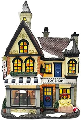 Moments in Time 108 Incher Resin Christmas Village Building with LED Lights