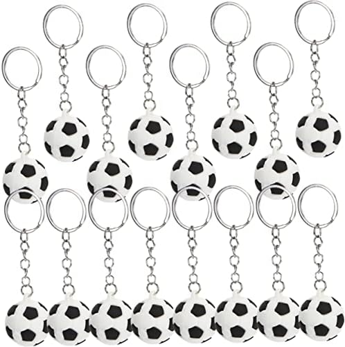 Soccer Themed Keychain for Boys and Girls Keyring