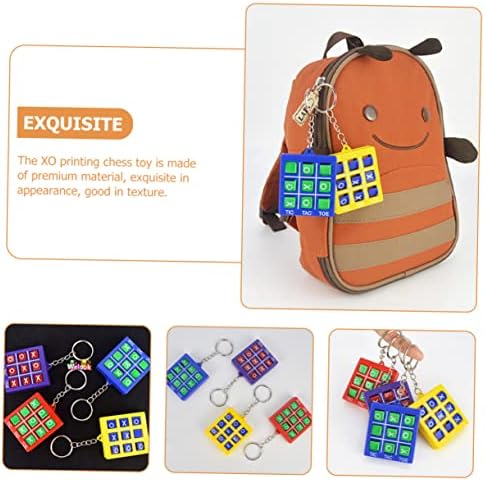 IMIKEYA 4pcs Chess Keychains Fun Fidget Toys