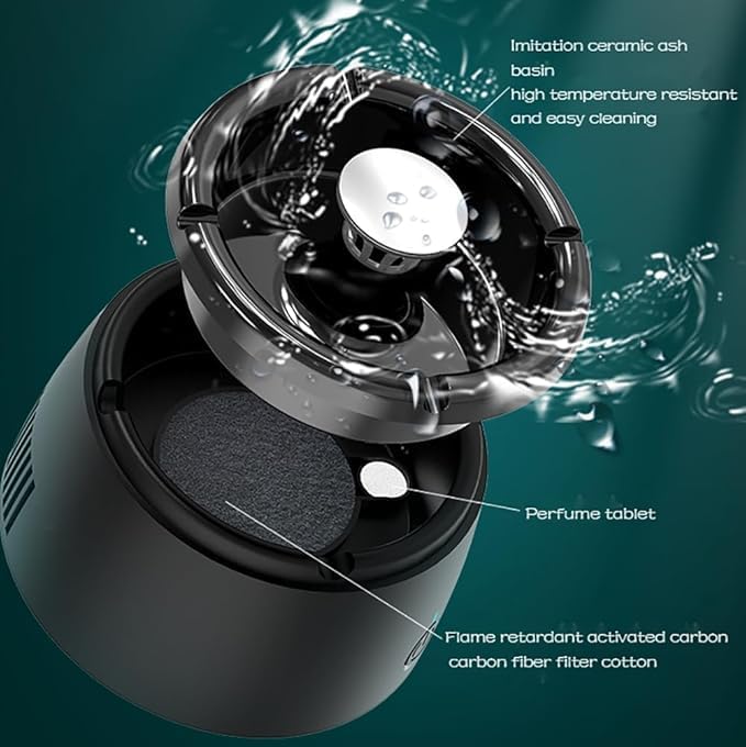 Smokeless Ashtray with Air Purifying Function