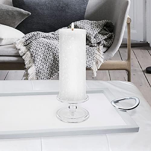 Root Candles 339147 Unscented Timberline Pillar Candle 9-Inch White