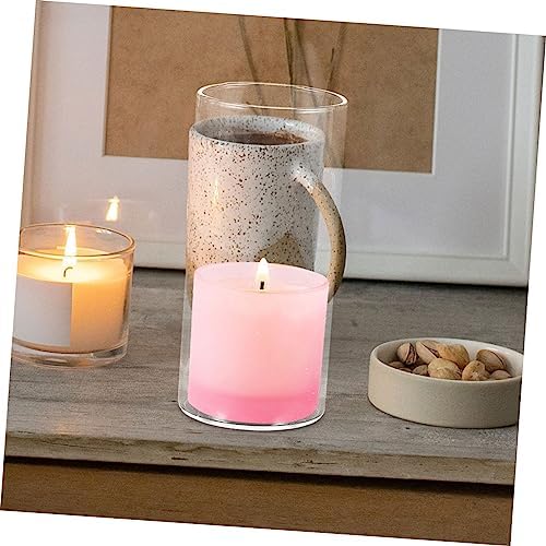 Happyyami 3Pcs Cylinder Candle Covers for Home Wedding Decor
