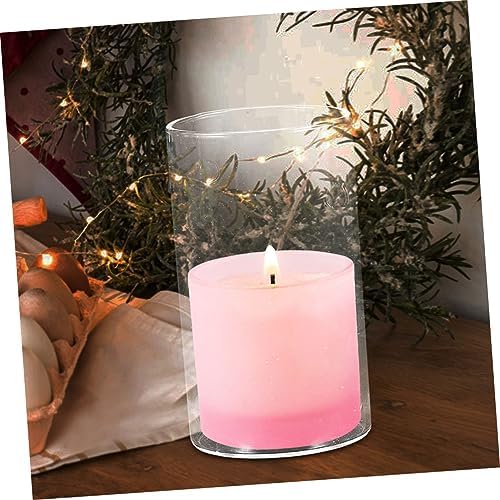 Happyyami 3Pcs Cylinder Candle Covers for Home Wedding Decor