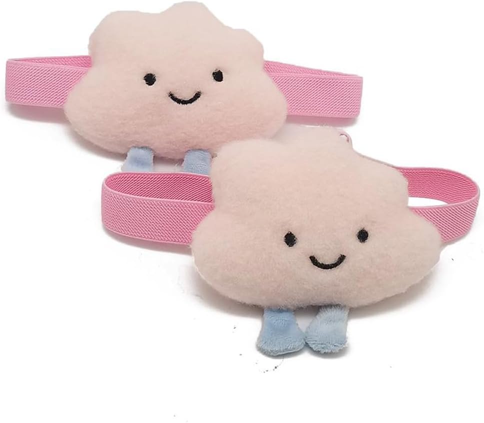 Cute Cloud Curtain Tieback 2PACK Pink Holdback