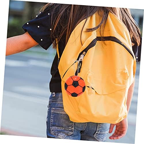 12pcs Reflective Soccer Party Favors Hanging Decor Keychain