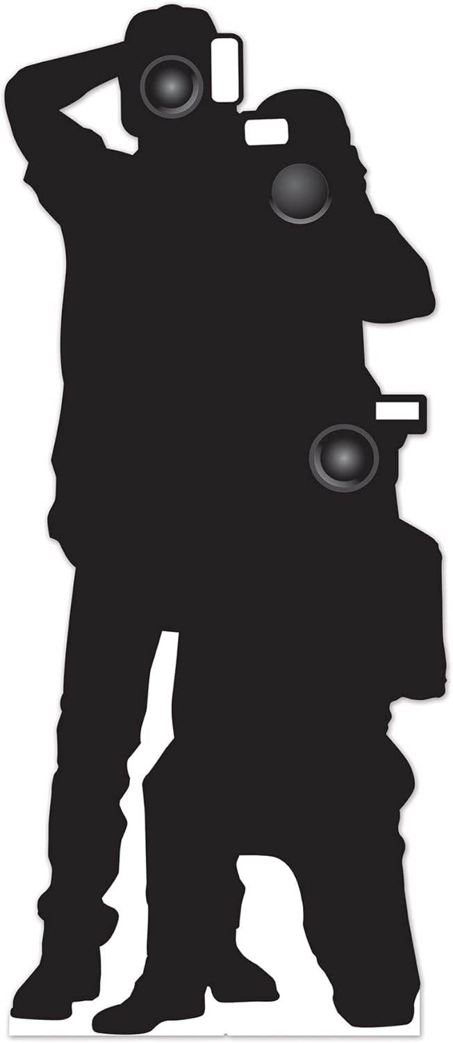 Beistle Life Size Paparazzi Stand-up with Easel 1
