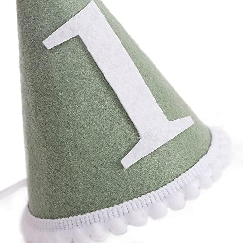 Baby Party Handmade Felt Hat - Green Birthday Photo Booth Prop