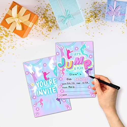NYCTUG Neon Double-Sided Birthday Party Invites