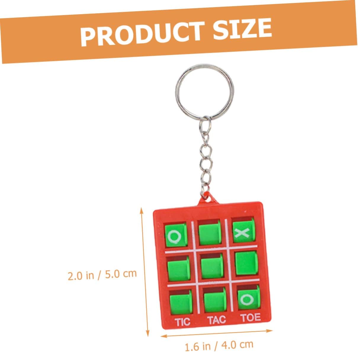 IMIKEYA 4pcs Chess Keychains Fun Fidget Toys