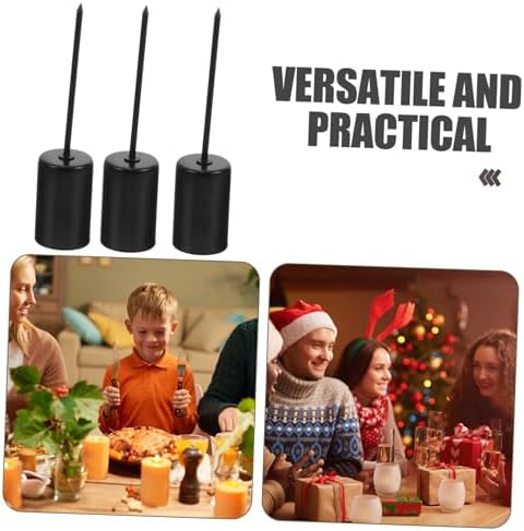 10pcs Christmas Candle Holders Spike for Desk and Tree