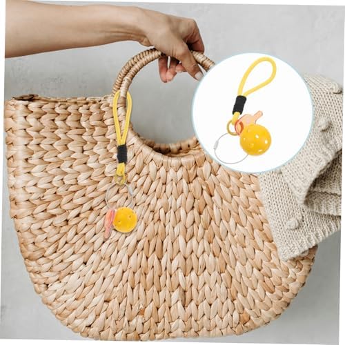 Toyvian Mini Pickleball Keychain Portable Sports Themed Keyring