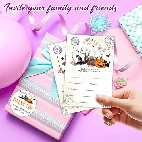 Halloween Baby Shower Invitations Set Of 20