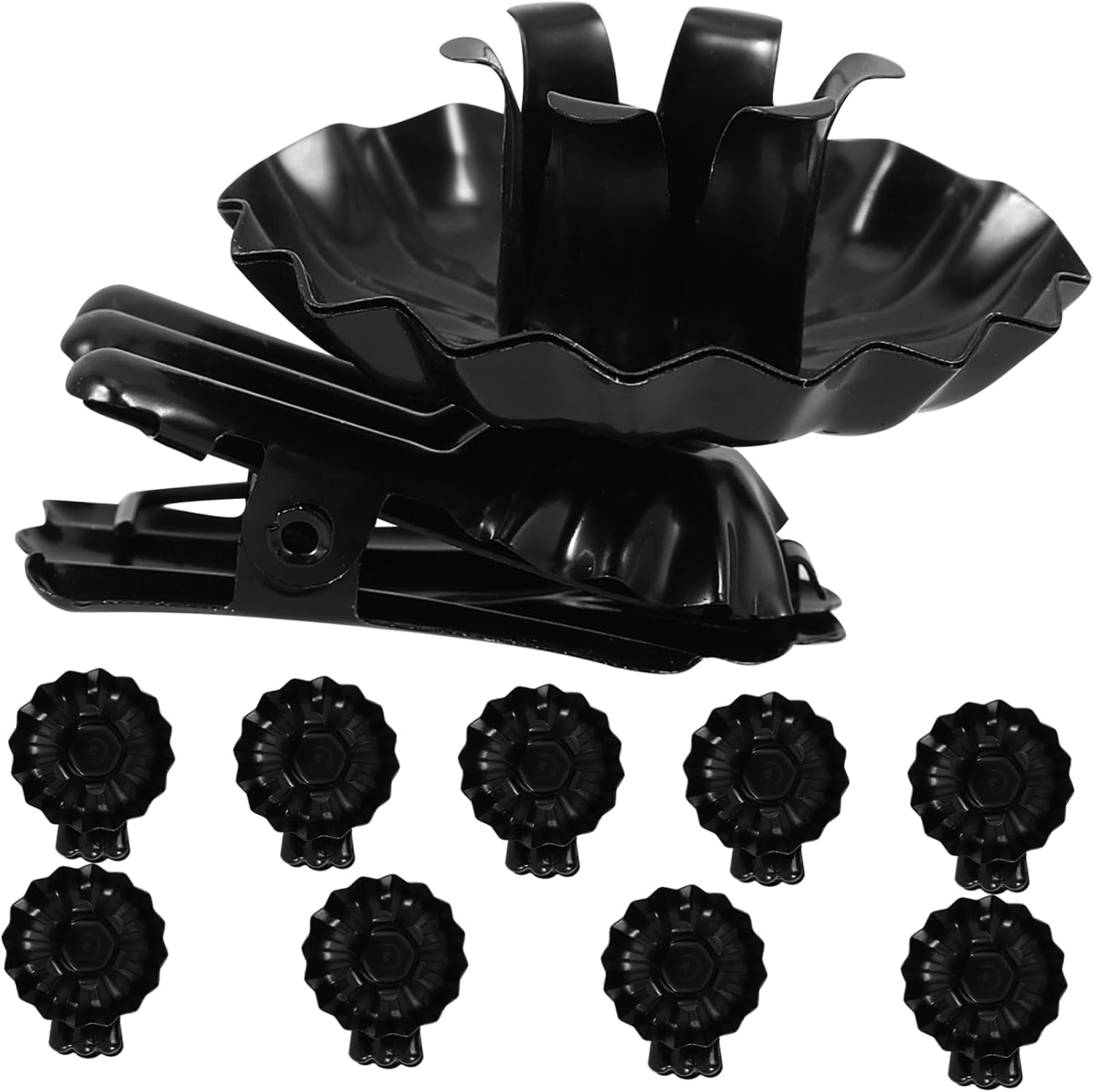STOBAZA 10pcs Metal Candle Clips for Christmas Tree